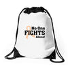No One Fights Alone Drawstring Bags