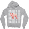 oh my god pig Zipper Hoodie