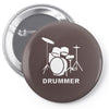 drummer Pin-back button