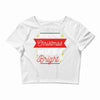 may your christmas be merry &amp; bright Crop Top
