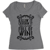 killing it crushing it and full of win Women's Triblend Scoop T-shirt