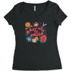 learn from the flowers Women's Triblend Scoop T-shirt