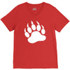 tiger paw sticker vinyl decal   wildcat claws print pet car window tru V-Neck Tee
