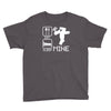 eat sleep mine funny Youth Tee