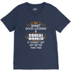 Smart Good Looking Social Worker Doesnt Get Better Than V-Neck Tee