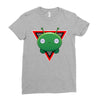 Final Space Mooncake with Triangle Ladies Fitted T-Shirt