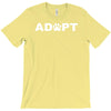 adopt paw sticker vinyl decal dog cat pet puppy T-Shirt