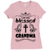 I Am One Blessed Grandma Ladies Fitted T-Shirt