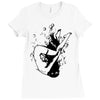drowning Ladies Fitted T-Shirt