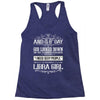 And 8th Day God Look Down So God Made A Libra Girl Racerback Tank