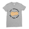 Little Peanut on the Way Ladies Fitted T-Shirt