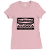 may contain alcohol Ladies Fitted T-Shirt