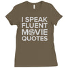 movie quotes Ladies Fitted T-Shirt