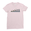 evolution of espionage Ladies Fitted T-Shirt