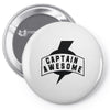 captain awesome Pin-back button