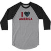 I Love America 3/4 Sleeve Shirt