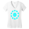 ironman logo avengers marvel comics gift Women's V-Neck T-Shirt