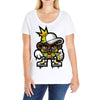 hop hop bear Ladies Curvy T-Shirt