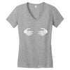 hand Women's V-Neck T-Shirt