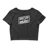 best dad in the galaxy Crop Top