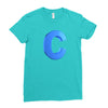 c 3d Ladies Fitted T-Shirt