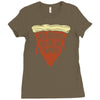 feed me pizza tell me i'm pretty Ladies Fitted T-Shirt