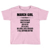 Super March Girl Toddler T-shirt