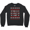 emo gothic ugly christmas sweater. Crewneck Sweatshirt