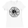 dharma lost serie tv film cinema Ladies Fitted T-Shirt