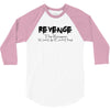 funny t shirt revenge the reason i get up each day tee offensive shirt 3/4 Sleeve Shirt