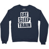 v5 eat sleep train Crewneck Sweatshirt