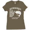 fishing instructions Ladies Fitted T-Shirt