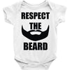 respect the beard Baby Onesie