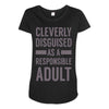 cleverly disguised Maternity Scoop Neck T-shirt