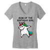 mom of the birthday girl Women's V-Neck T-Shirt