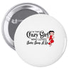 i'm that crazy girl who loves betty boop a lot Pin-back button