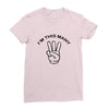 i'm this many Ladies Fitted T-Shirt