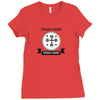 train hard Ladies Fitted T-Shirt