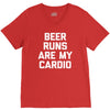 beer run cardio V-Neck Tee