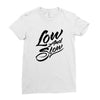 low and slow Ladies Fitted T-Shirt