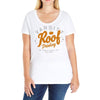 varsity roof drinking Ladies Curvy T-Shirt