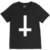 wasted youth inverted cross indie geek swag funny V-Neck Tee