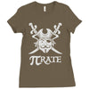 pi rate Ladies Fitted T-Shirt