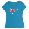 australia international Women's Triblend Scoop T-shirt