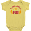 This Girl Loves Her Pets Baby Onesie