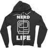 nerd life is the best life Zipper Hoodie