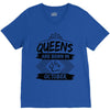 Queens Are Born In October V-Neck Tee