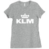 klm dutch airline Ladies Fitted T-Shirt