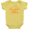 no i did not steal a pumpkin Baby Onesie
