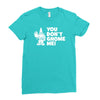 you don't gnome me Ladies Fitted T-Shirt